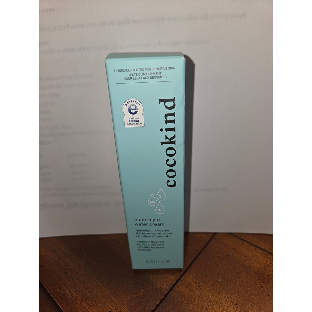 Cocokind Electrolyte Water Cream Lightweight Moisturizer 1.7 oz 50 ml New in Box